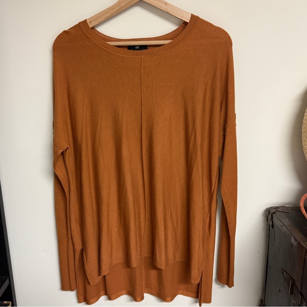 H&M Lightweight Tunic fine knit Sweater size Small